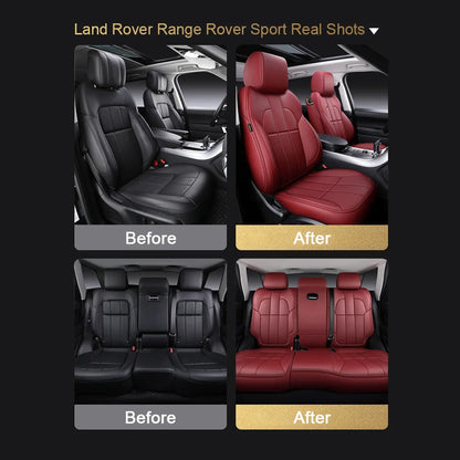 For Jeep Wrangler Unlimited JL 4 Doors 2018 2019 2020 2021 2022 Custom 5-Seat Faux Leather Car Seat Covers Interior Accessories