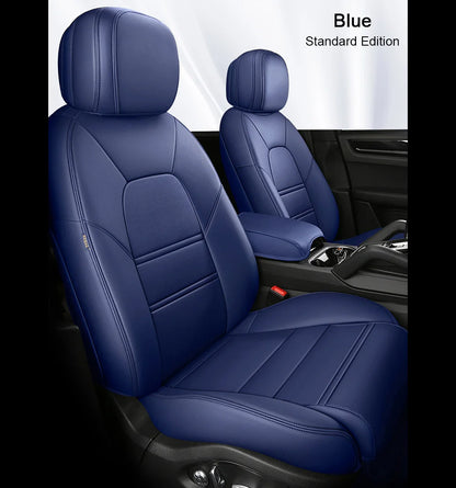 For Mitsubishi Outlander 2021 2022 2023 2024 2025 2026 5 Seats Custom Faux Leather Car Seat Covers Full Set Interior Accessories