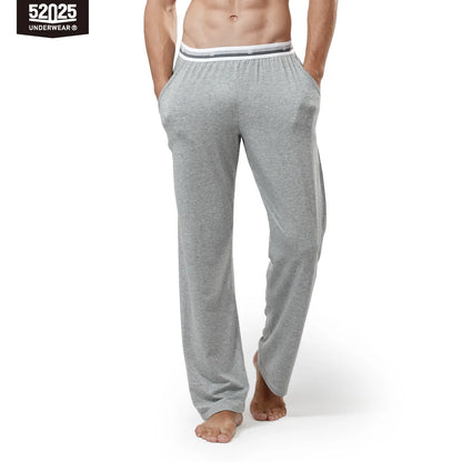 52025 Men's Cotton Modal Pajama Pants (2-Pack) – Silky-Soft Lounge Pants with Relaxed Fit, Side Pockets & Lightweight Comfort