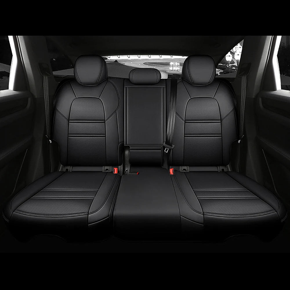 For Honda CRV CR-V IV 2012 2013 2014 2015 2016 Custom Faux Leather Car Seat Covers Full Set Interior Protector Accessories