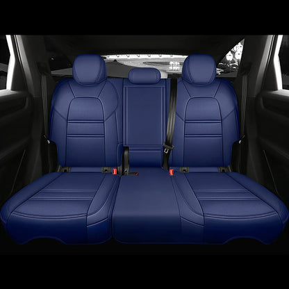For Jeep Wrangler Unlimited JL 4 Doors 2018 2019 2020 2021 2022 Custom 5-Seat Faux Leather Car Seat Covers Interior Accessories