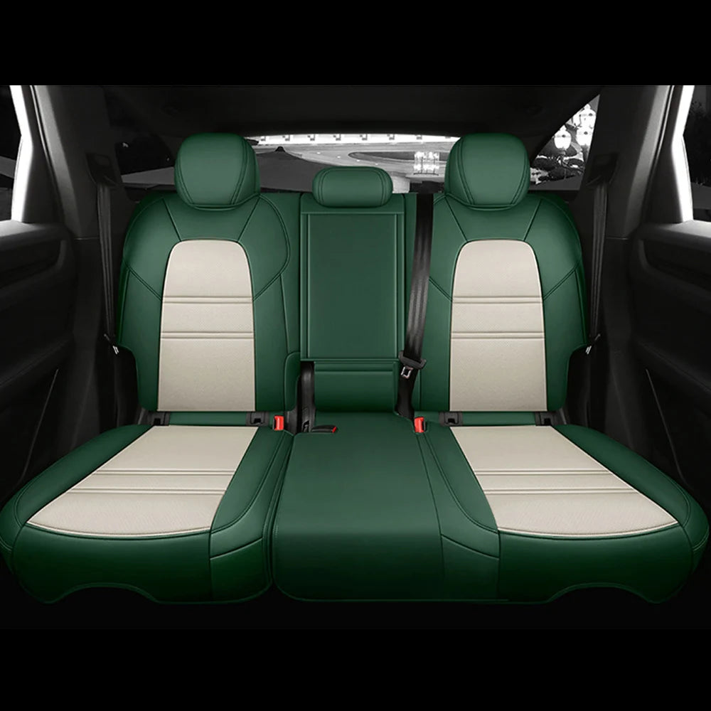 For Honda CRV CR-V IV 2012 2013 2014 2015 2016 Custom Faux Leather Car Seat Covers Full Set Interior Protector Accessories