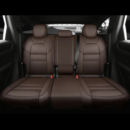 For Mitsubishi Outlander 2021 2022 2023 2024 2025 2026 5 Seats Custom Faux Leather Car Seat Covers Full Set Interior Accessories