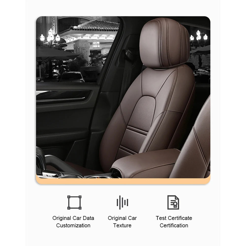 For Honda CRV CR-V IV 2012 2013 2014 2015 2016 Custom Faux Leather Car Seat Covers Full Set Interior Protector Accessories