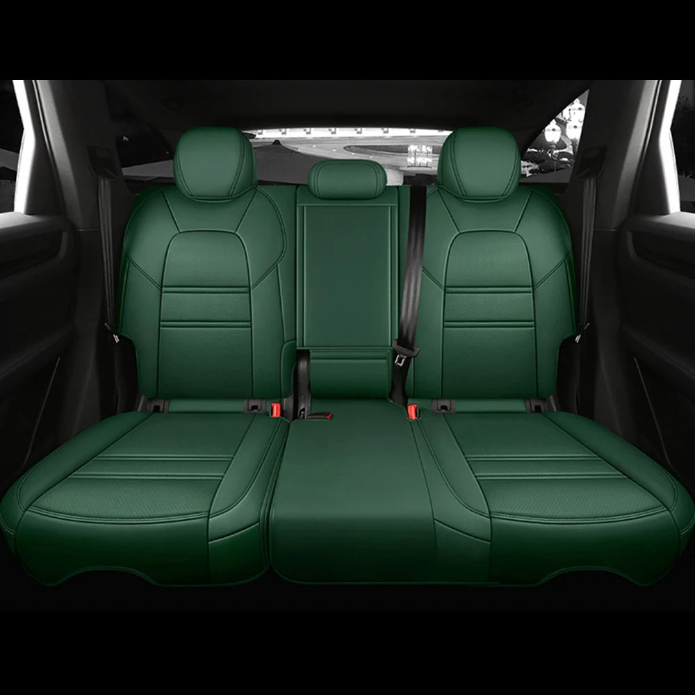 For Jeep Wrangler Unlimited JL 4 Doors 2018 2019 2020 2021 2022 Custom 5-Seat Faux Leather Car Seat Covers Interior Accessories