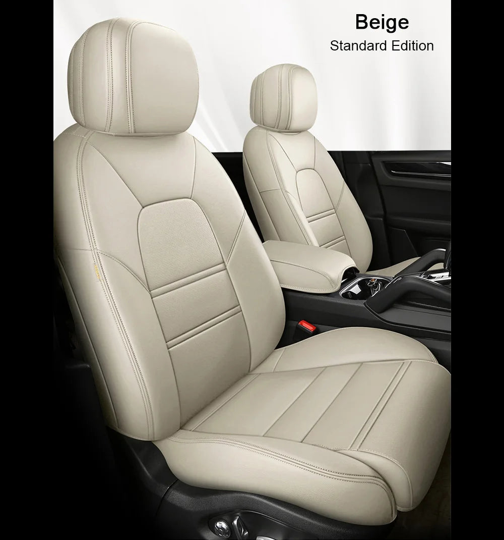For Honda CRV CR-V IV 2012 2013 2014 2015 2016 Custom Faux Leather Car Seat Covers Full Set Interior Protector Accessories