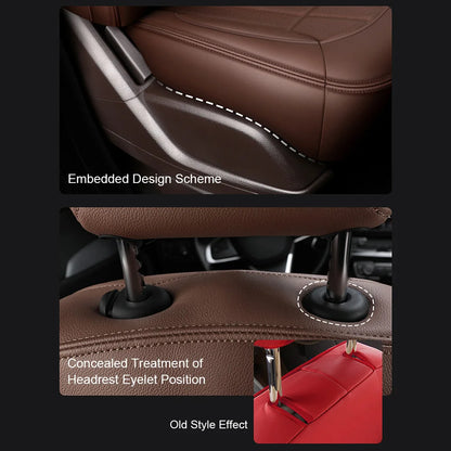 For Honda CRV CR-V IV 2012 2013 2014 2015 2016 Custom Faux Leather Car Seat Covers Full Set Interior Protector Accessories