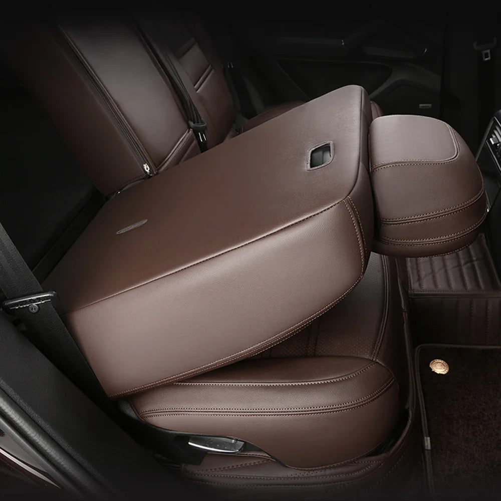 For Honda CRV CR-V IV 2012 2013 2014 2015 2016 Custom Faux Leather Car Seat Covers Full Set Interior Protector Accessories