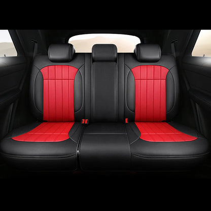 For Mitsubishi Outlander 2021 2022 2023 2024 2025 2026 5 Seats Custom Faux Leather Car Seat Covers Full Set Interior Accessories