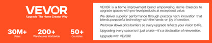 VEVOR Metal Detector for Adults & Kids 10Inch Waterproof Search Coil with LCD Display 7 Modes Adjustable 41''-52'' Aluminum Stem