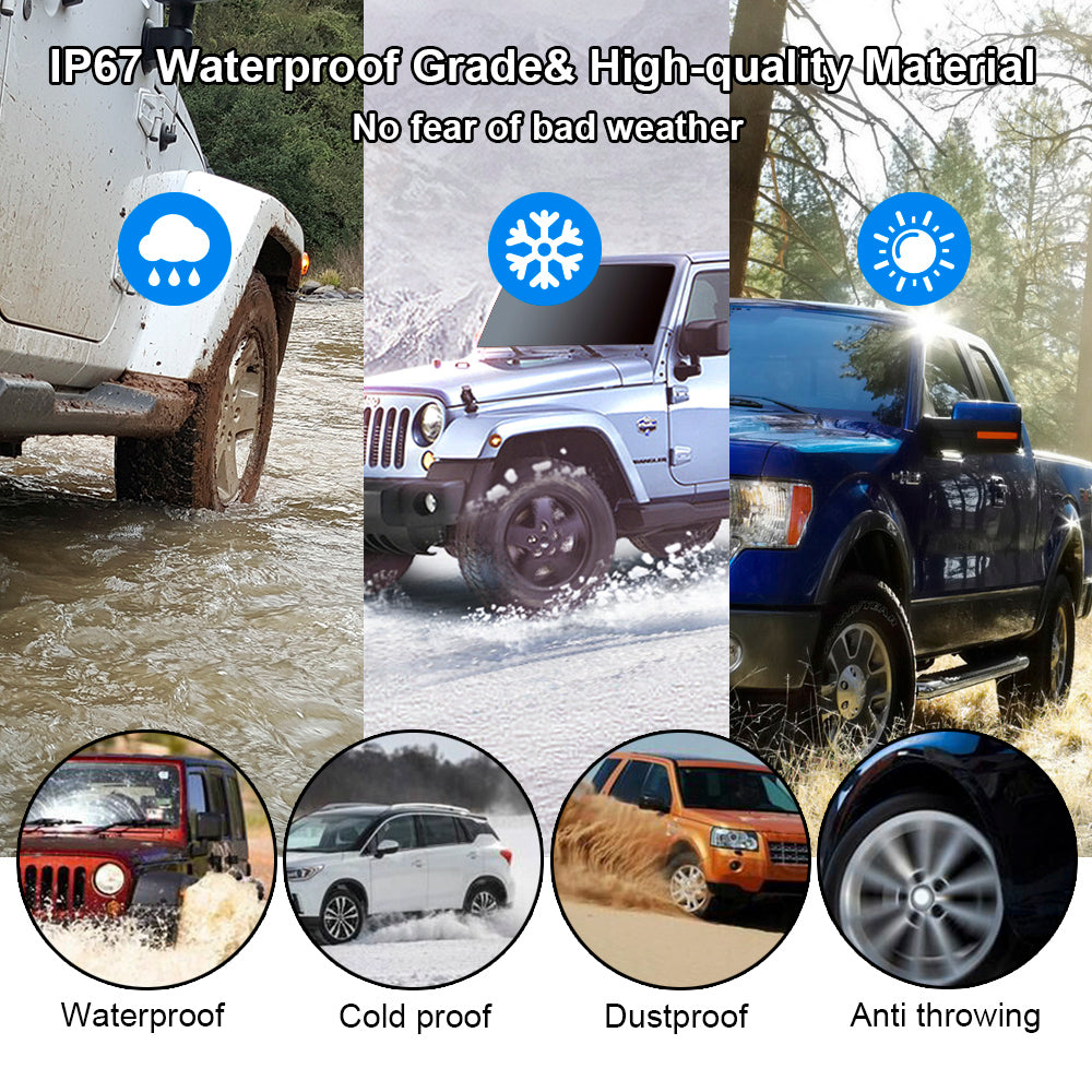 4Pcs External /Internal Sensor Wireless Car TPMS Waterproof Save Fuel for Toyota Tire Pressure Monitor System
