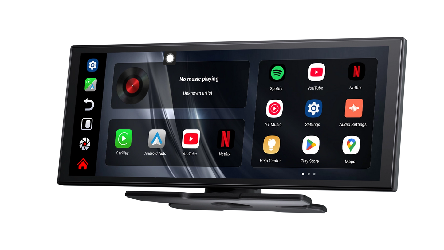 Ottocast Ai 11.4" Wireless Carplay Screen Android 15 Car Radio Multimedia Video Split-screen For Netflix YouTube Play Store