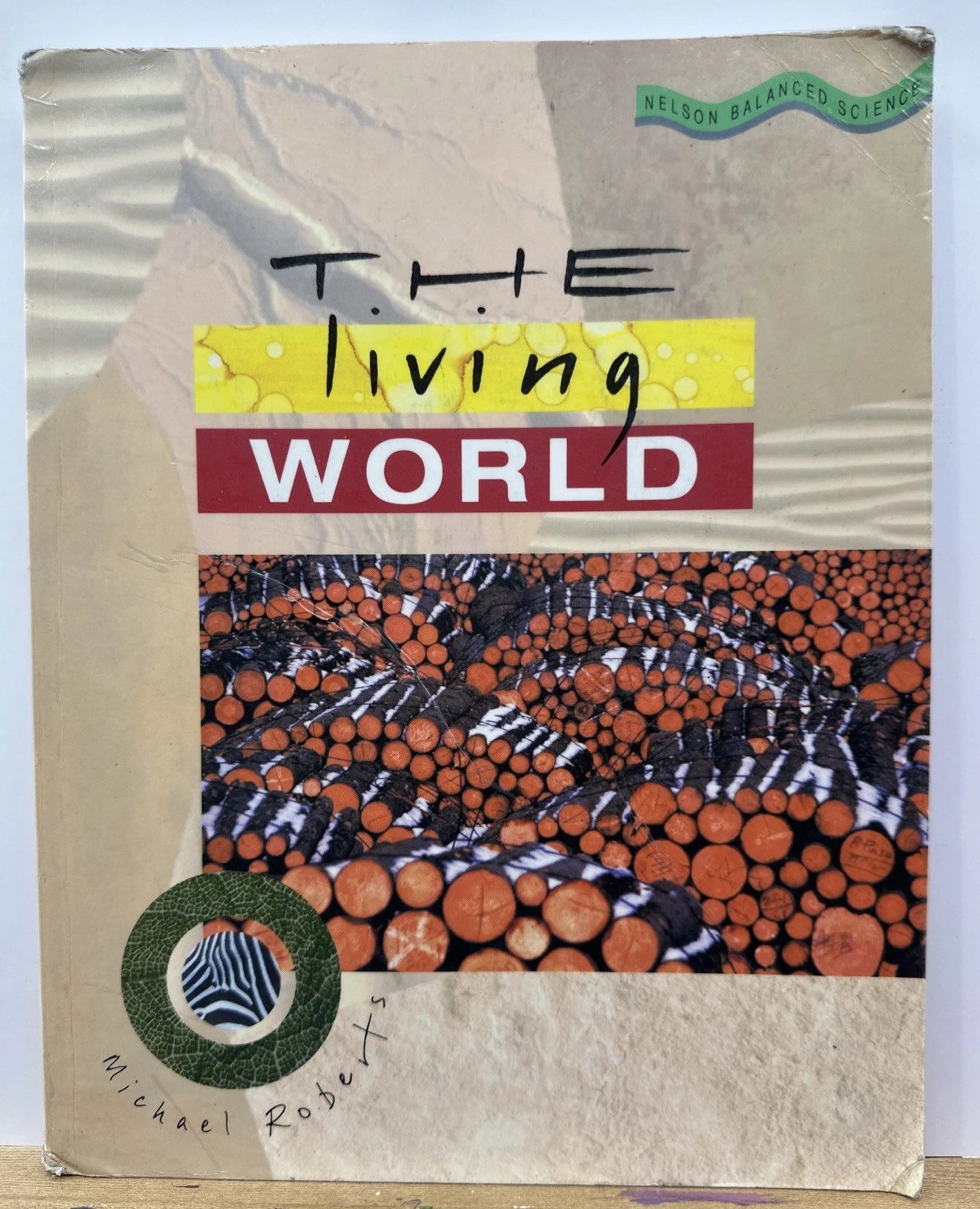 The Living World : Micheal Roberts Book In OK Condition
