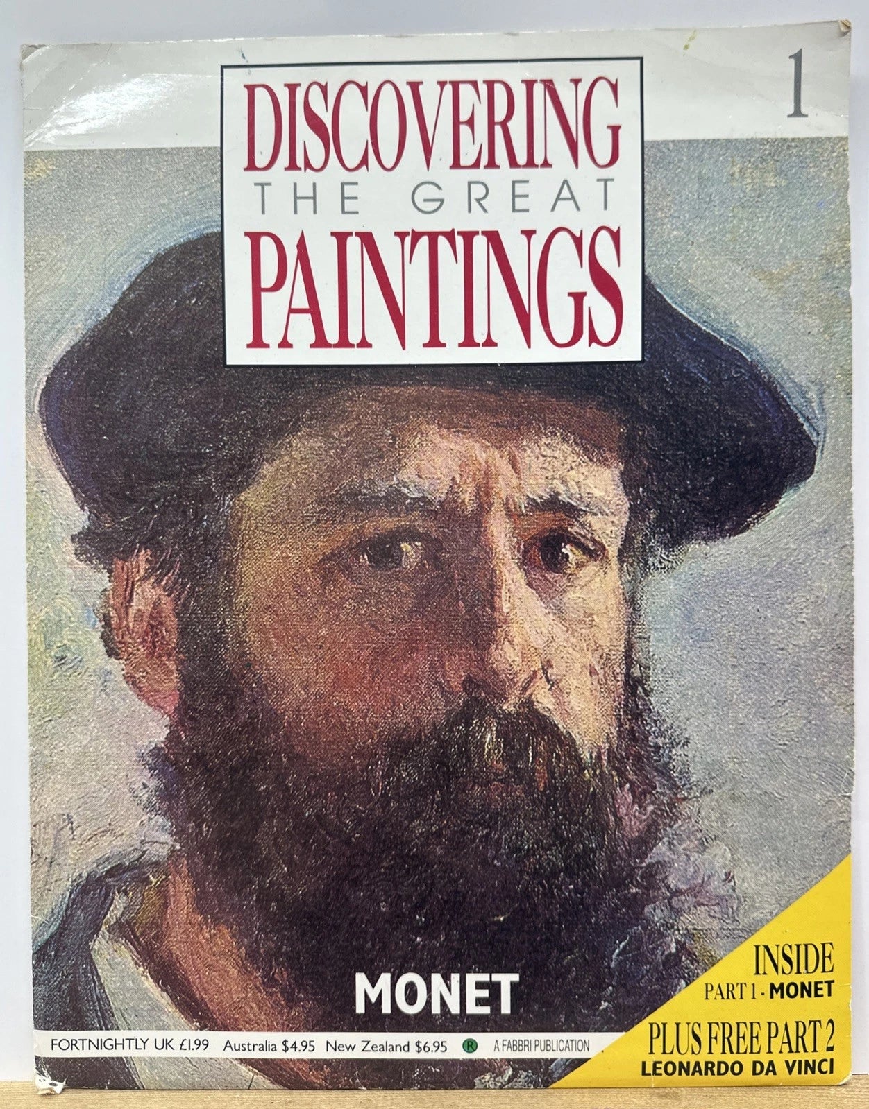 Discovering The Great Paintings No.1 Monet Magazine In Good Condition