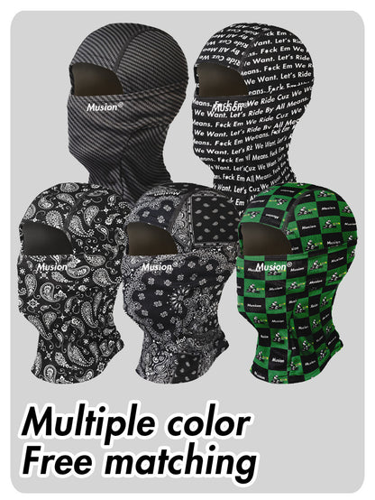 Musion Original Balaclava Tube Mask Motorcycle Fashion Print Face Mask Bandana Headband Scarf Outdoor Sports Riding