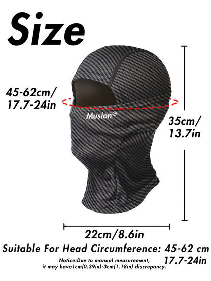 Musion Original Balaclava Tube Mask Motorcycle Fashion Print Face Mask Bandana Headband Scarf Outdoor Sports Riding